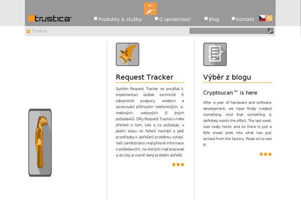 trustica.cz site used Trustica