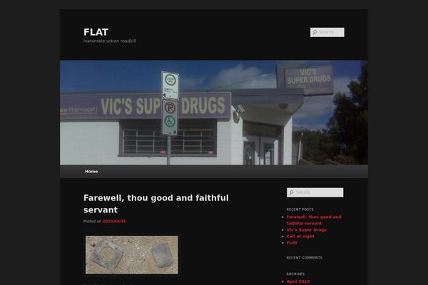 Twenty Eleven theme site design template sample