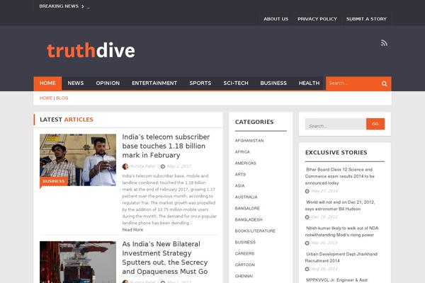 truthdive.com site used Ad Mag-Lite