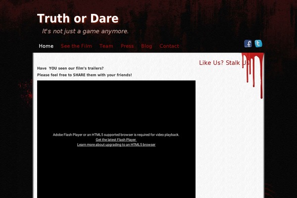 Zombie Apocalypse theme site design template sample
