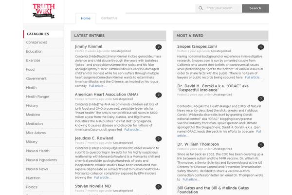 truthwiki.org site used Truthwiki