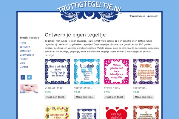 truttigtegeltje.nl site used Truttigtegeltje