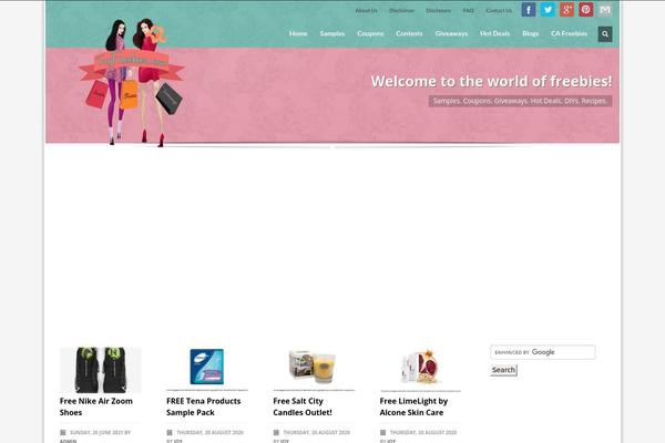 WordPress website example screenshot