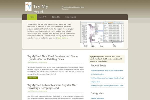 SmartBiz theme site design template sample