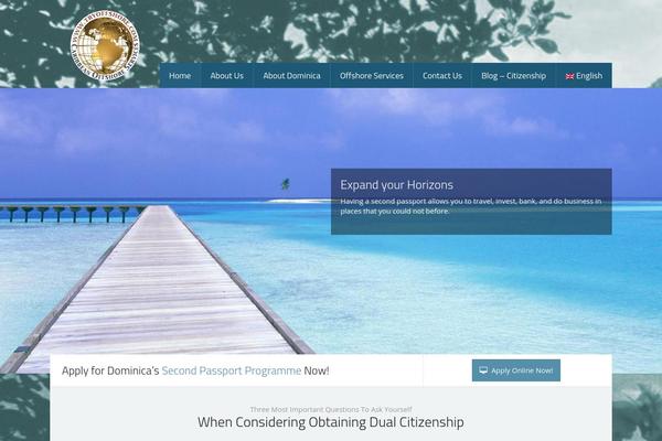WordPress website example screenshot