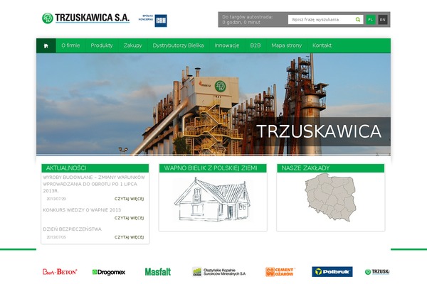 trzuskawica.pl site used Trzuskawica