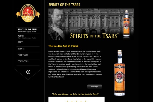 tsars.us site used King Size