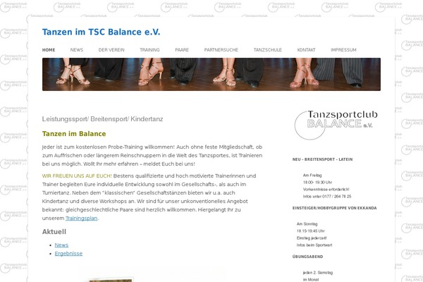 tsc-balance.de site used Twentytwelvechild