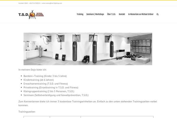 Avada theme site design template sample