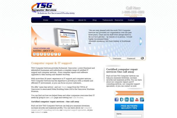 tsgcs.ca site used Tsg