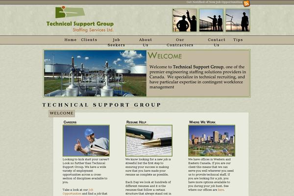 WordPress website example screenshot