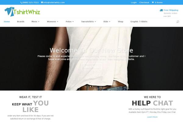 tshirtwhiz.com site used Fashion-store