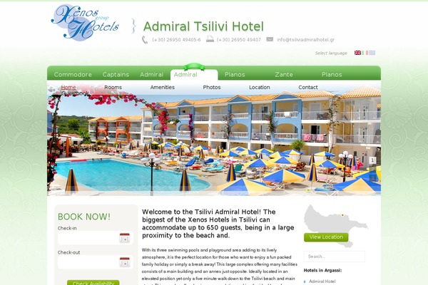 tsiliviadmiralhotel.gr site used Avakastheme