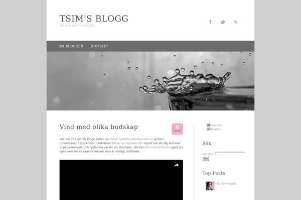 tsim.se site used Tranquil Reflections