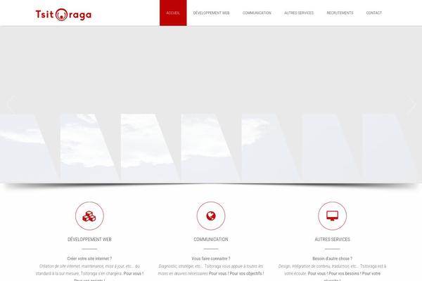 Invert theme site design template sample