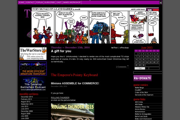 tsoalr.com site used Comicpress-2.5