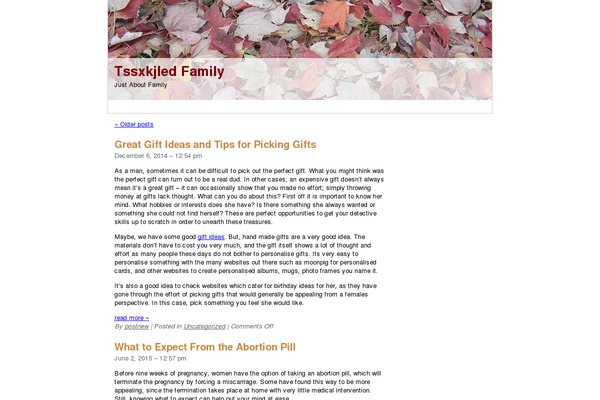 Autumn-leaves theme site design template sample