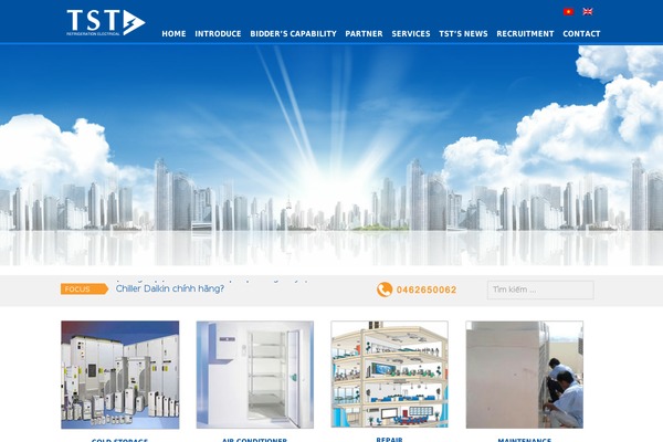tstco.vn site used Md-theme