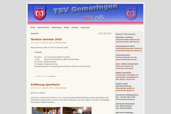 Weaver II theme site design template sample