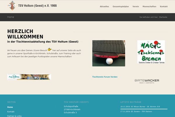 Enfold theme site design template sample