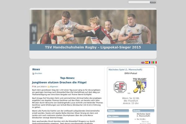 tsv-rugby.de site used StudioPress