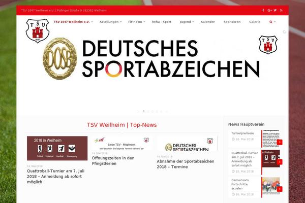 tsv-weilheim.com site used Betheme-child-tsv