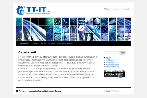 tt-it.sk site used Twentytenfive
