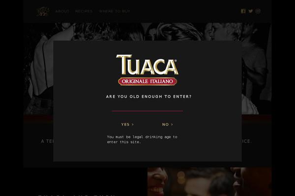 tuaca.com site used Tuaca