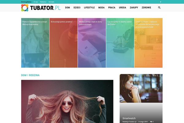 Newspaper theme site design template sample