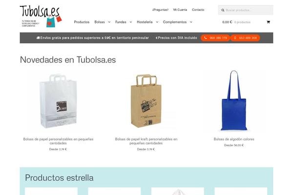tubolsa.es site used Tubolsa-storefront