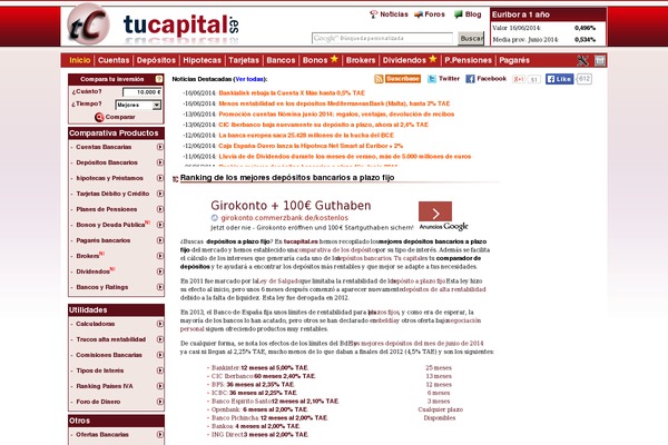 tucapital.es site used Ht-online