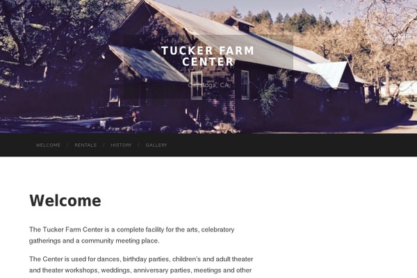 WordPress website example screenshot