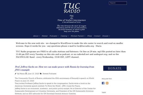 tucradio.org site used Tuc_minmze
