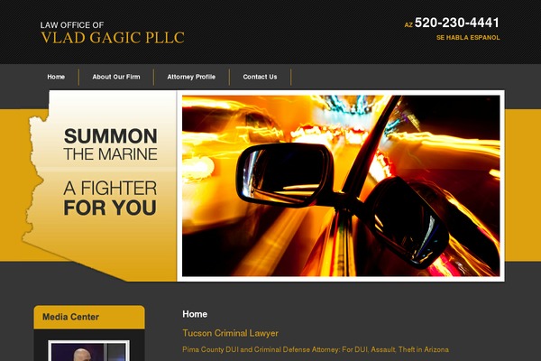 tucsoncriminalduilawyer.com site used Gagic