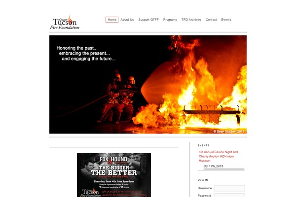 tucsonfirefoundation.com site used Gtff