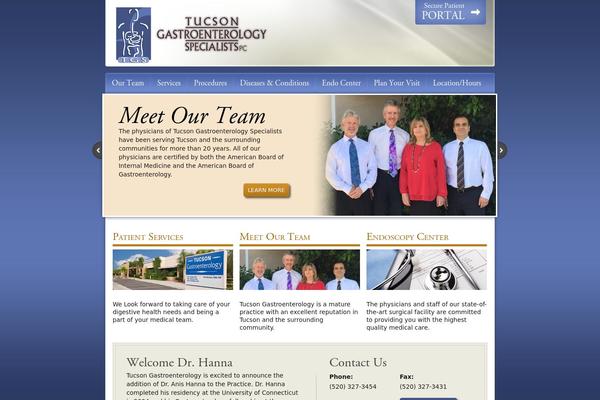 gastroenterology theme websites examples