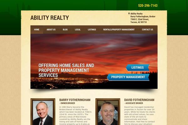 WordPress website example screenshot