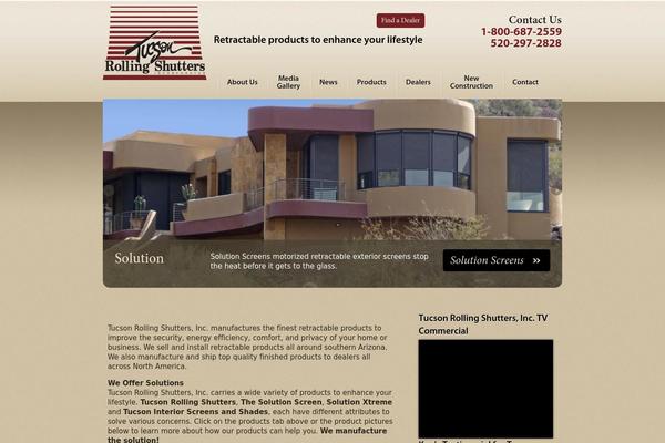 tucsonrollingshutters.com site used Res-rolling-shutters