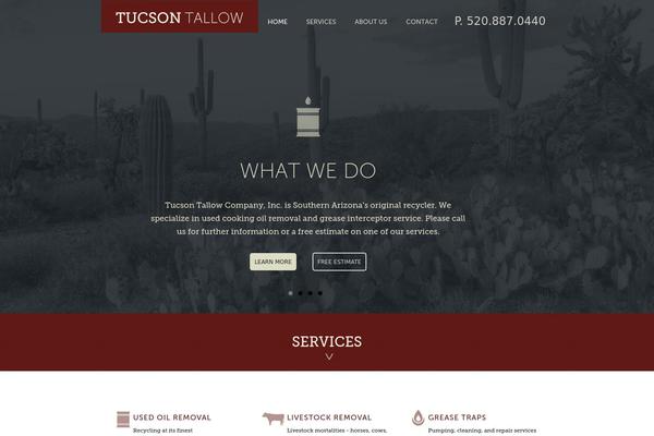 Tucson theme site design template sample