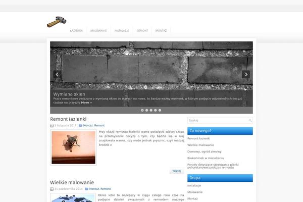 WordPress website example screenshot