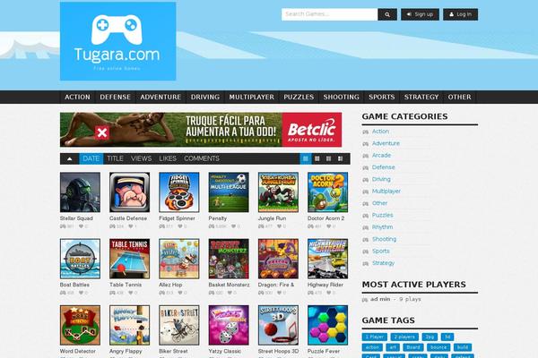 tugara.com site used Gameking