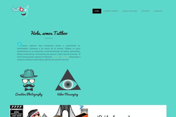 Simplicity theme site design template sample