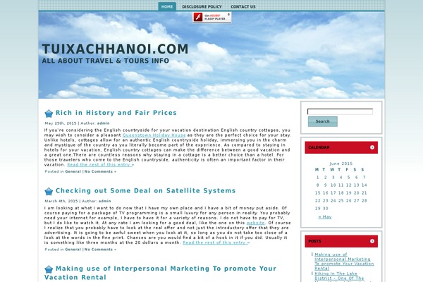 WordPress website example screenshot