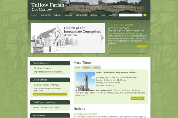 tullowparish.com site used Parish