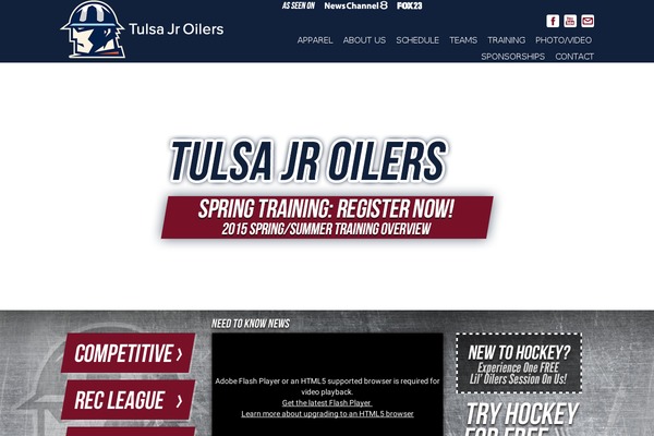 tulsajroilers.com site used Tulsajroilers