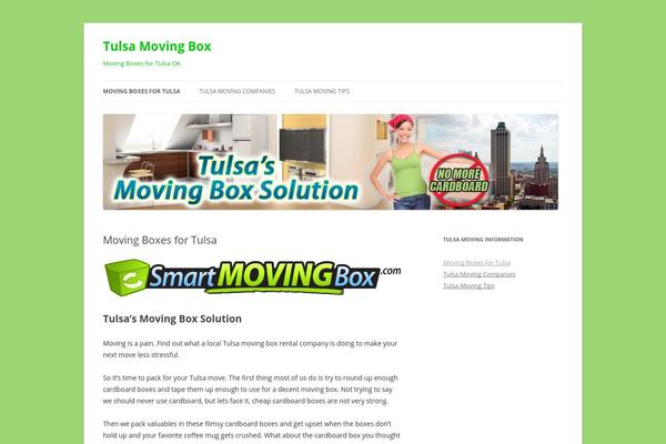 Twenty Twelve theme site design template sample