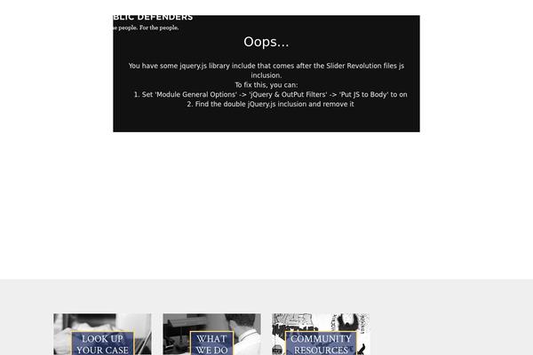 Jupiter theme site design template sample