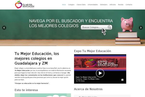 tumejorcolegio.com site used WP Residence
