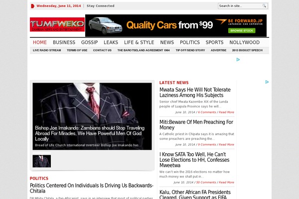 KadenceWP theme site design template sample