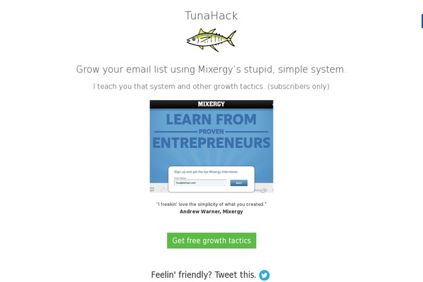 tunahack.com site used Writer